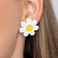 Sensational Seeds - White - Paparazzi Earring Image