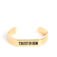 Trusting Trinket - Gold - Paparazzi Bracelet Image