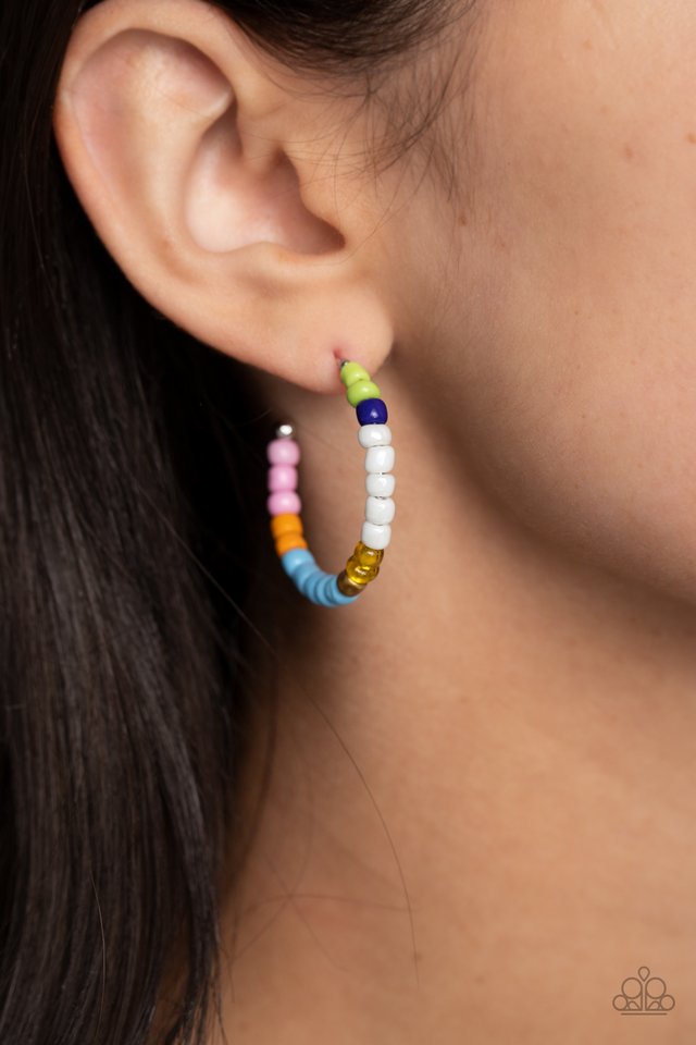 Multicolored Mambo - Multi - Paparazzi Earring Image