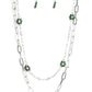 Bold Buds - Green - Paparazzi Necklace Image