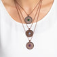 Geographic Grace - Copper - Paparazzi Necklace Image