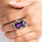 Radiant Rhinestones - Purple - Paparazzi Ring Image