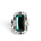 Radiant Rhinestones - Green - Paparazzi Ring Image