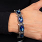 Dancing Diva - Blue - Paparazzi Bracelet Image