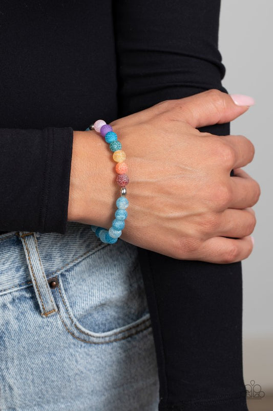 Lotus Chakra - Blue - Paparazzi Bracelet Image