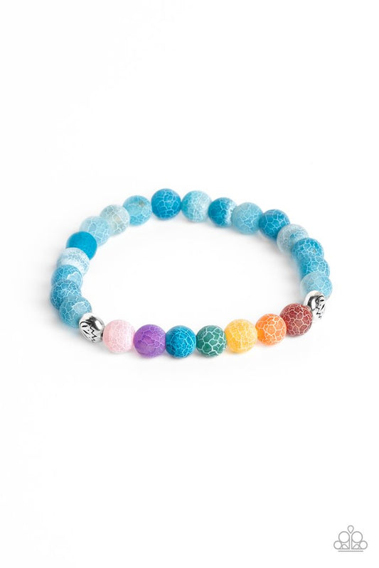 Lotus Chakra - Blue - Paparazzi Bracelet Image