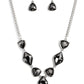 Glittering Geometrics - Silver - Paparazzi Necklace Image