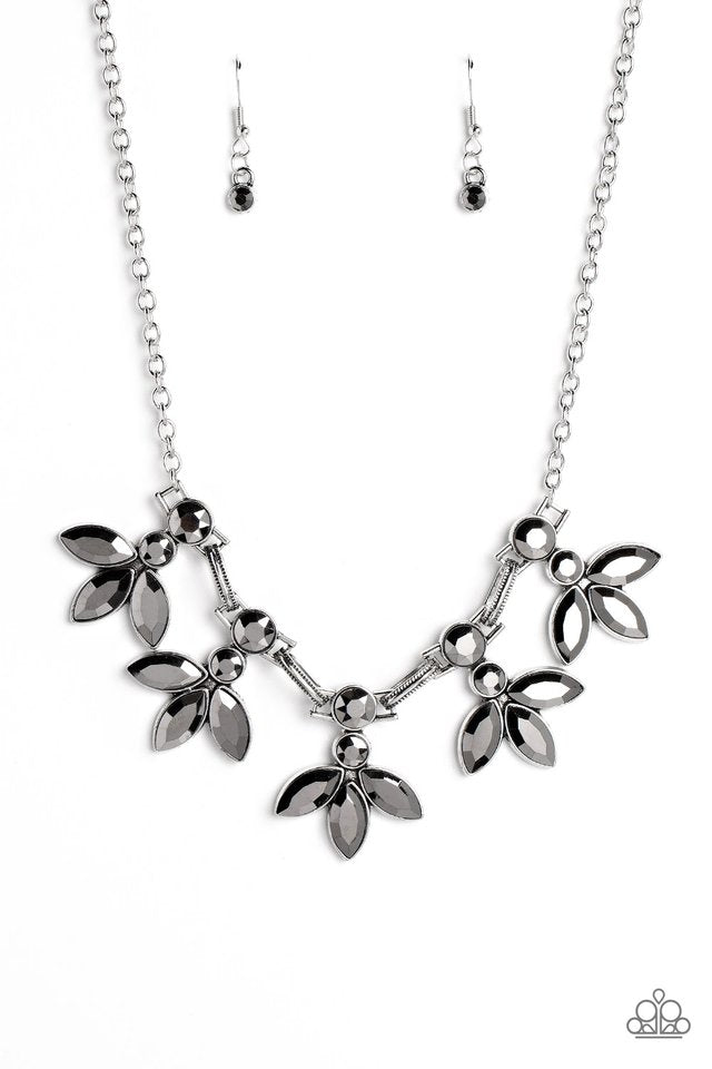 Dauntlessly Debonair - Silver - Paparazzi Necklace Image