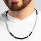 Volcanic Valiance - Blue - Paparazzi Necklace Image