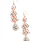 Water Lily Whimsy - Copper - Paparazzi Earring Image