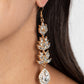 Water Lily Whimsy - Gold - Paparazzi Earring Image