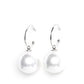 Paparazzi Earring ~ PEARL of My Eye - White