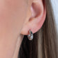 Catwalk Curls - Silver - Paparazzi Earring Image