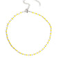 Neon Lights - Yellow - Paparazzi Necklace Image