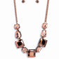 Elevated Edge - Copper - Paparazzi Necklace Image