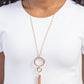 Tassel Tune - Gold - Paparazzi Necklace Image
