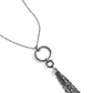 Tassel Tune - Black - Paparazzi Necklace Image