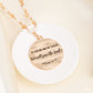 Serving the Lord - Gold - Paparazzi Necklace Image