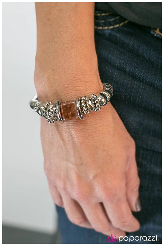 Paparazzi Bracelet ~ Sea Siren - Brown