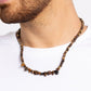 Wild Woodcutter - Brass - Paparazzi Necklace Image