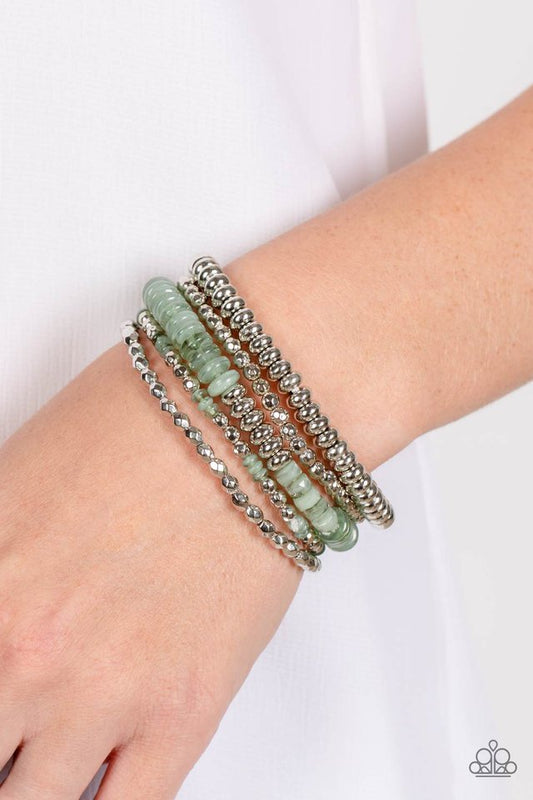 Pristine Pixie Dust - Green - Paparazzi Bracelet Image