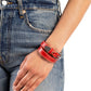 Coat of Arms Couture - Red - Paparazzi Bracelet Image