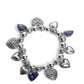 Charming Crush - Blue - Paparazzi Bracelet Image