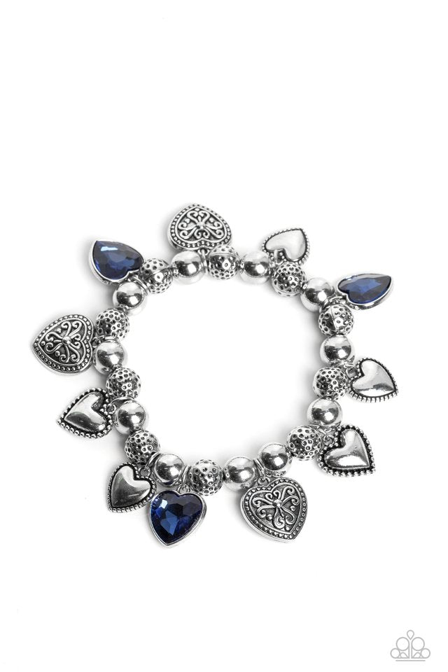 Charming Crush - Blue - Paparazzi Bracelet Image