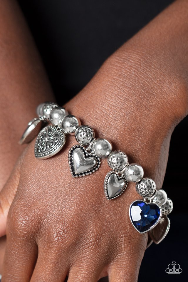 Charming Crush - Blue - Paparazzi Bracelet Image