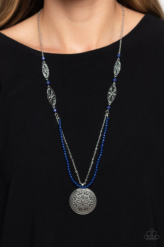 Garden of Grace - Blue - Paparazzi Necklace Image