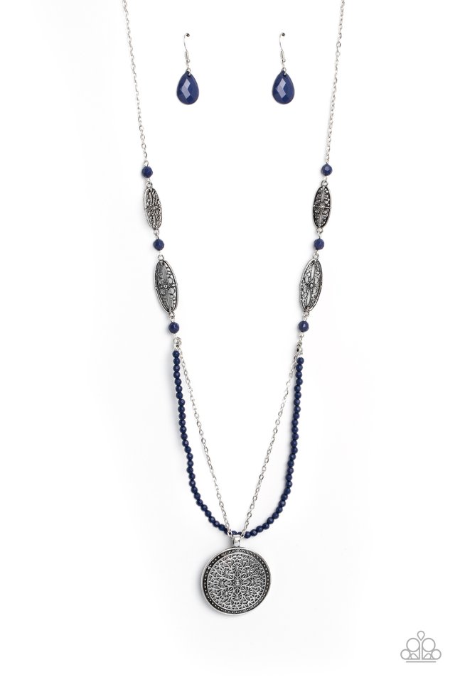 Garden of Grace - Blue - Paparazzi Necklace Image