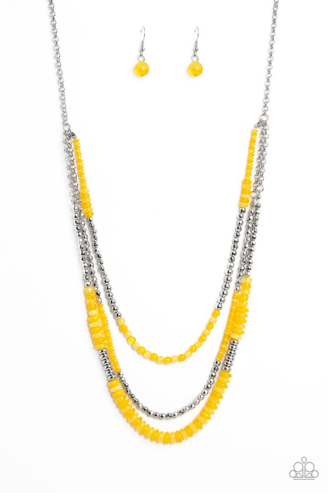Paparazzi Necklace ~ Newly Neverland - Yellow – Paparazzi Jewelry