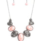 Patterned Paisley - Pink - Paparazzi Necklace Image