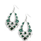 Majestic Masquerade - Green - Paparazzi Earring Image