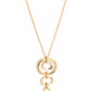 Tranquil Trickle - Gold - Paparazzi Necklace Image