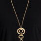 Tranquil Trickle - Gold - Paparazzi Necklace Image