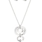 Tranquil Trickle - Silver - Paparazzi Necklace Image