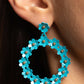 Daisy Meadows - Blue - Paparazzi Earring Image