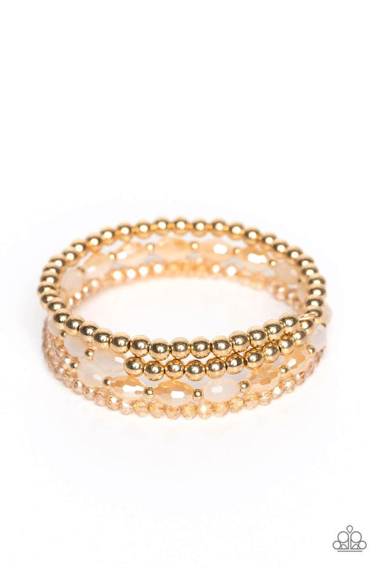 Celestial Chapter - Gold - Paparazzi Bracelet Image