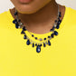 Flirty Flood - Blue - Paparazzi Necklace Image