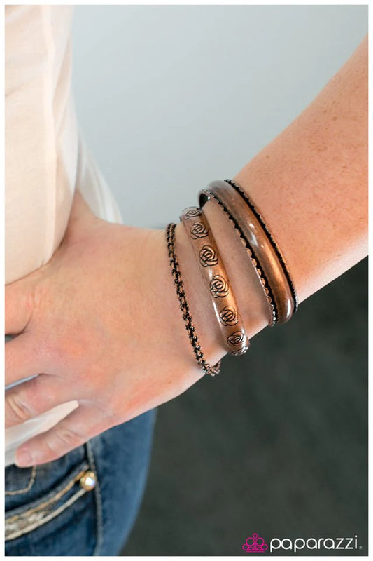 Paparazzi Bracelet ~ A Slap On The Wrist - Copper