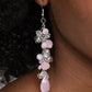 Cheeky Cascade - Pink - Paparazzi Earring Image