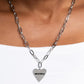 Mama Cant Buy You Love - Silver - Paparazzi Necklace Image