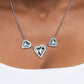 State of the HEART - Blue - Paparazzi Necklace Image