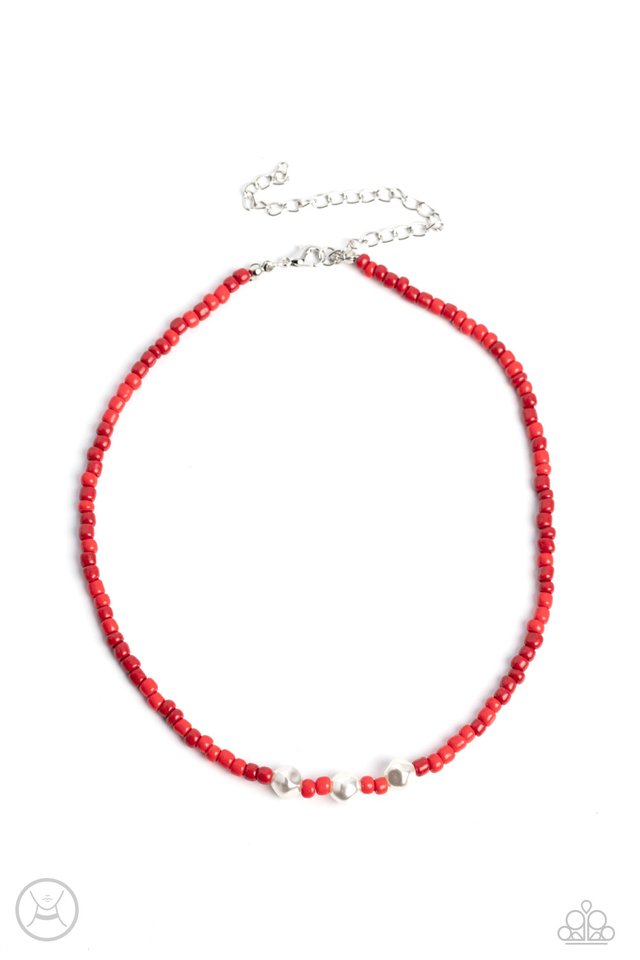 I Can SEED Clearly Now - Red - Paparazzi Necklace Image