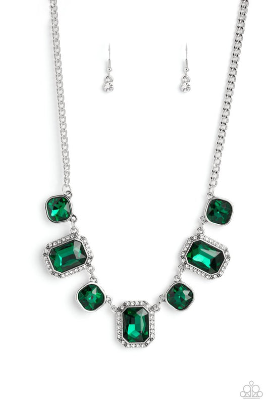 Royal Rumble - Green - Paparazzi Necklace Image