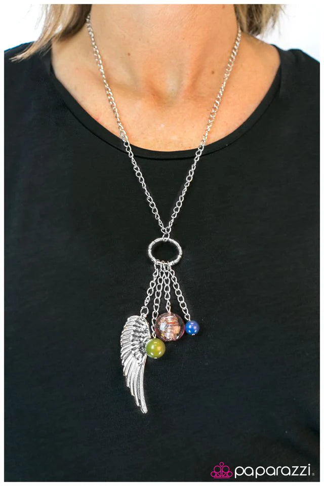 Paparazzi Necklace ~ On A Wing And A Prayer - Multi