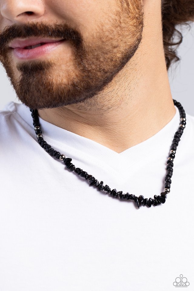 Wild Woodcutter - Black - Paparazzi Necklace Image