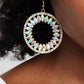 Wall Street Wreaths - Gold - Paparazzi Earring Image