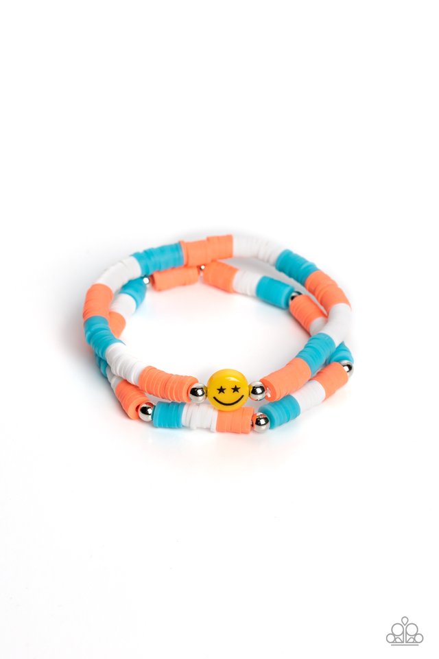 In SMILE - Orange - Paparazzi Bracelet Image
